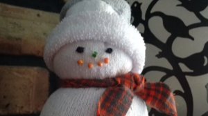 sock snowman